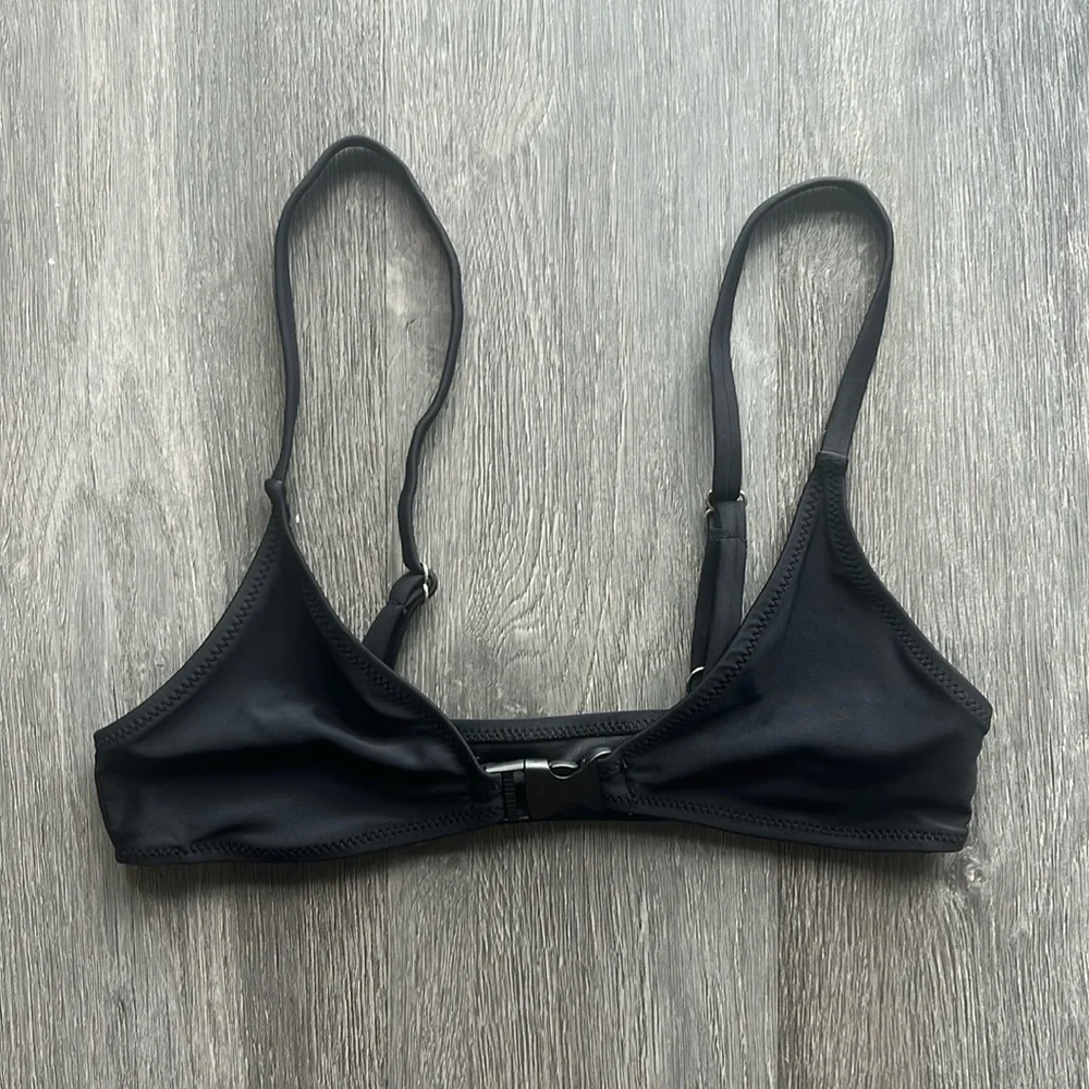 Fashion Nova Bikini Top ✧ Black ✧ Size S